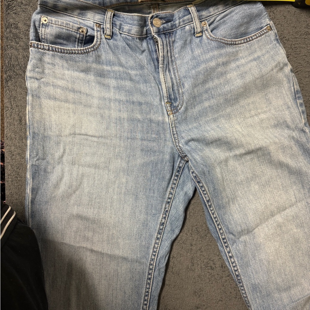 EVERLANE💐Blue Straight Jeans with Classic Fit Size 29 - Picture 4 of 11